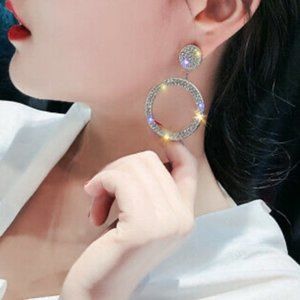 NEW 925 Sterling Silver Beautiful Hoop Earrings